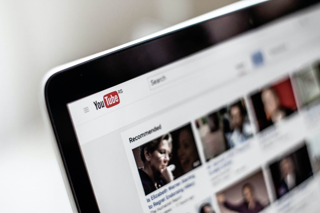 Página inicial do YouTube