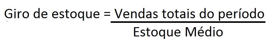 cálculo giro de estoque