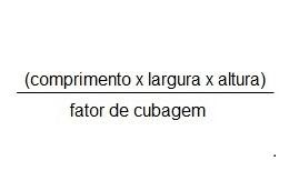 cubagem no e-commerce