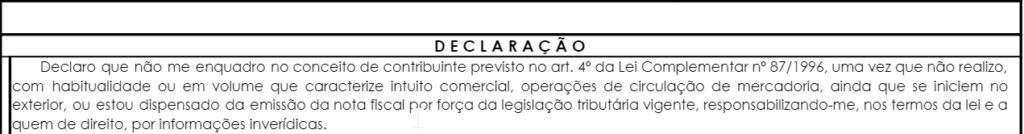 exemplo de arquivo de declaração de conteúdo dos correios