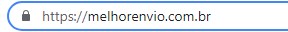 Exemplo Melhor Envio site com certificado SSL