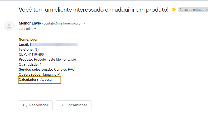 como cobrar frete do cliente