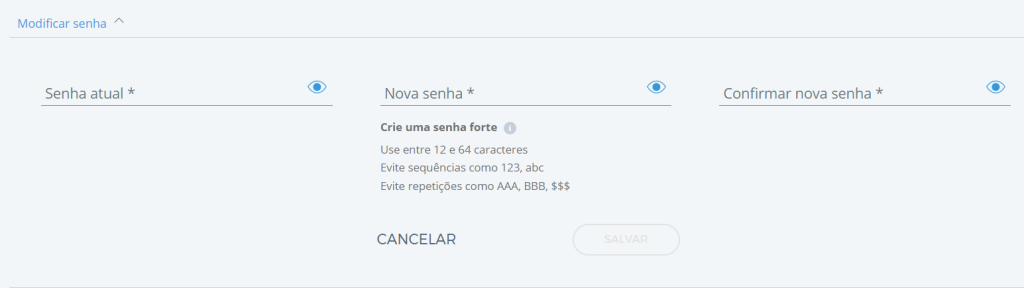 Como criar uma senha forte no Melhor Envio