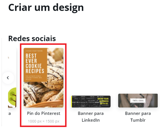 Demonstração de como criar um design