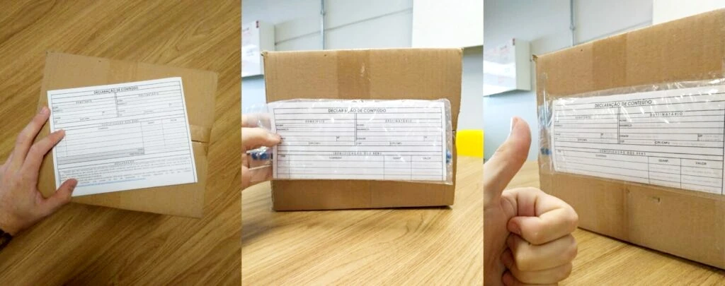 declaração de conteúdo