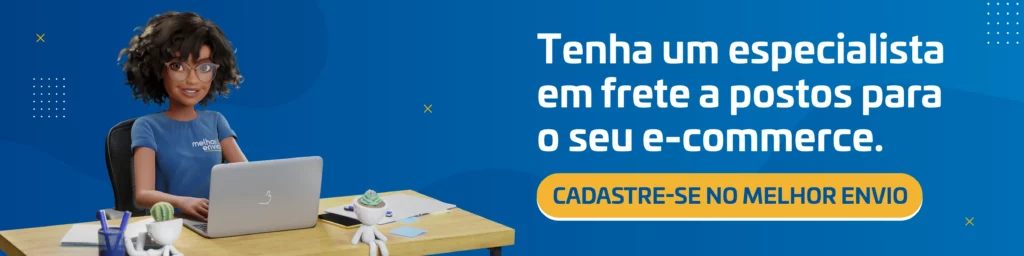 Tenha um especialista em frete a postos para o seu e-commerce. Cadastre-se no Melhor Envio