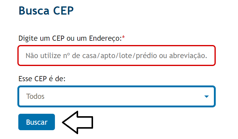 Selecione o botão azul "Buscar"