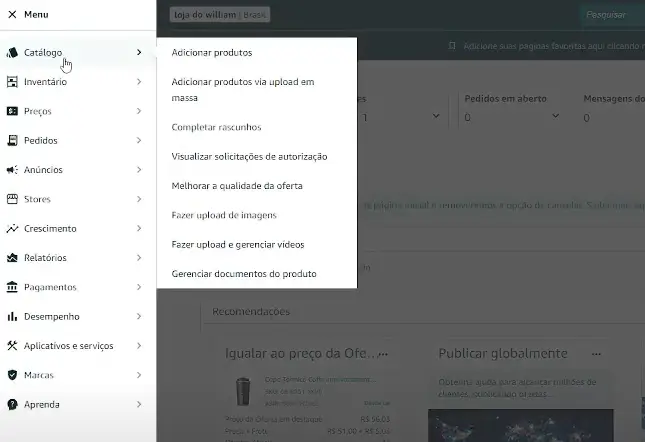 Passo a passo para cadastrar um produto para vender na Amazon