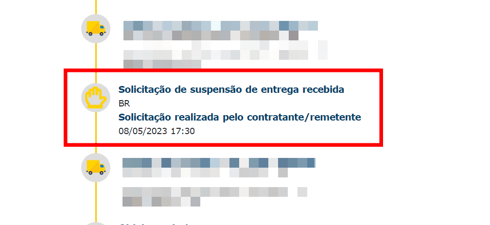 Como suspender a entrega de um envio dos Correios
