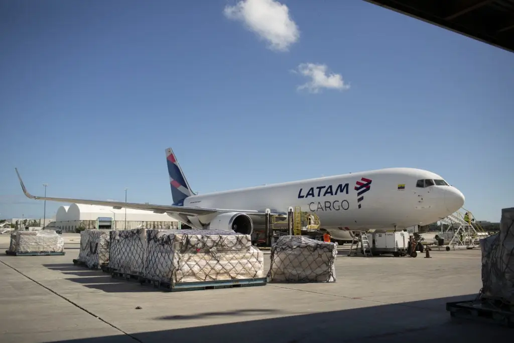 Avião da Latam Cargo