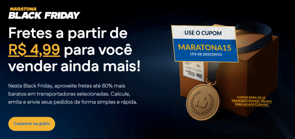 black friday melhor envio