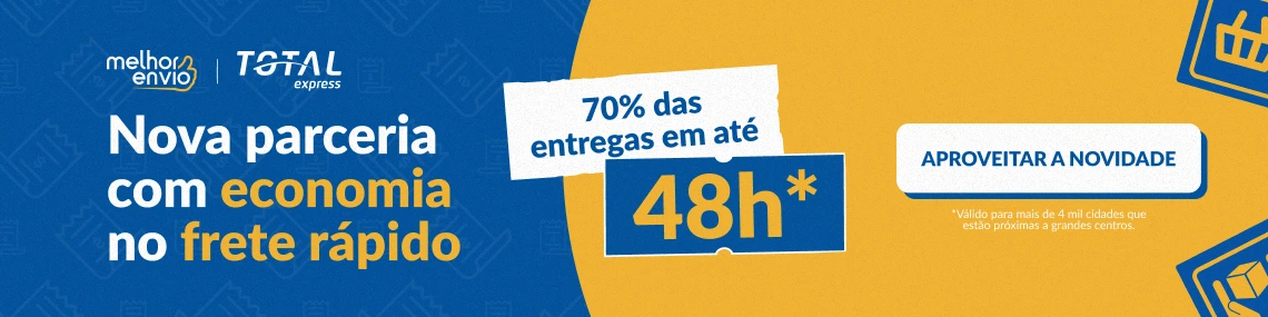 banner lançamento transportadora total express